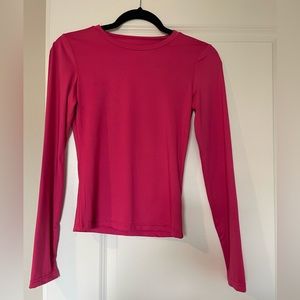 Pink active long sleeve